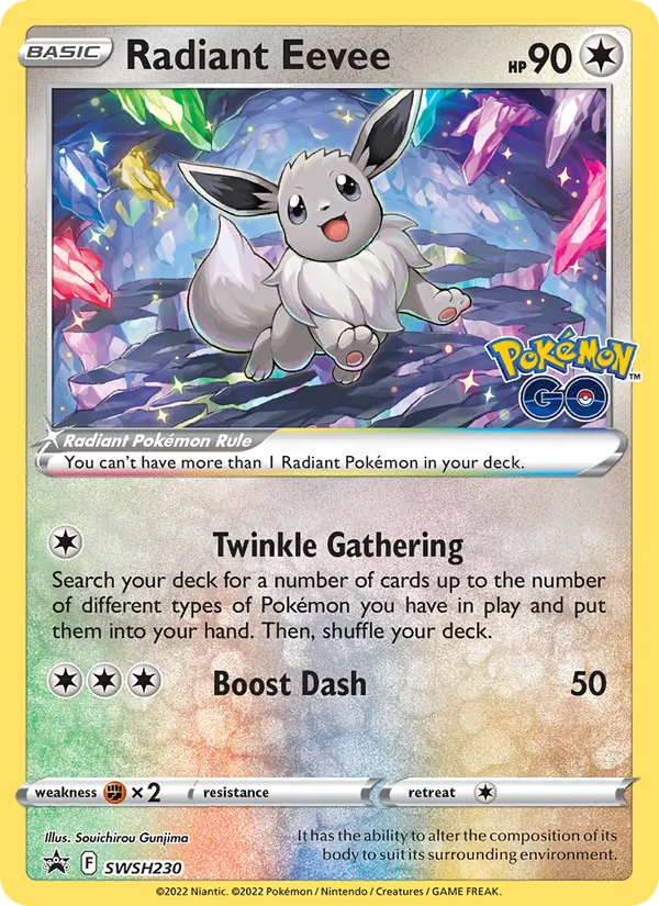 Radiant Eevee, SWSH Black Star Promos SWSH230/307