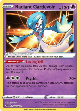 Radiant Gardevoir, Play! Pokémon Prize Pack Series Three 069/196