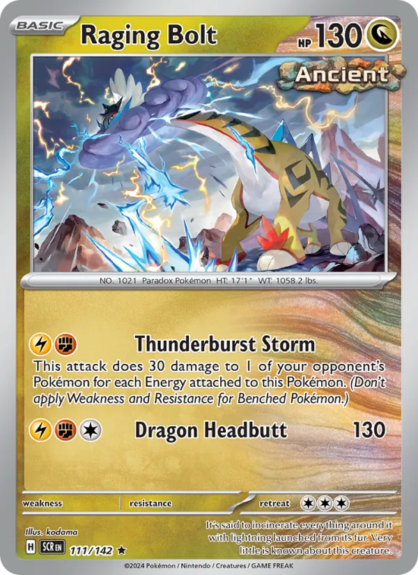 Raging Bolt, Stellar Crown 111/142