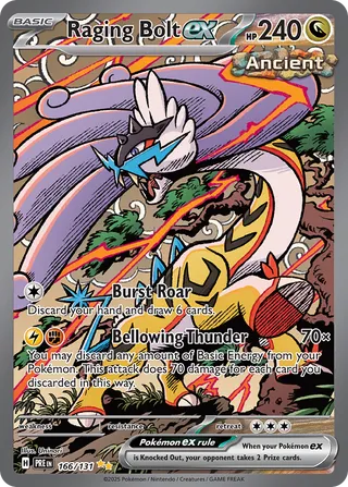 Raging Bolt EX, Prismatic Evolutions 166/131