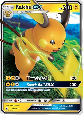 Raichu-GX, Battle Academy 2020 (Pikachu) 020/068