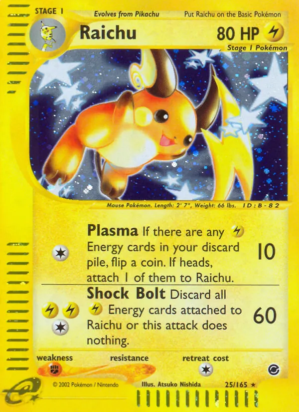 Raichu, Expedition Base Set 025/165