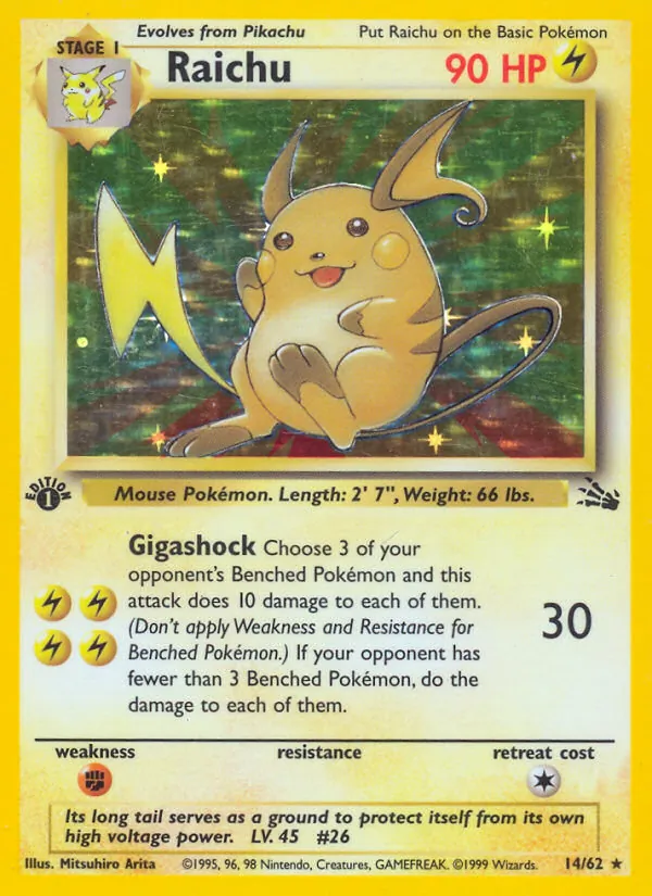 Raichu, Fossil 014/062