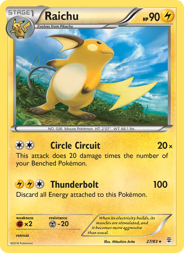 Raichu, Generations 027/083