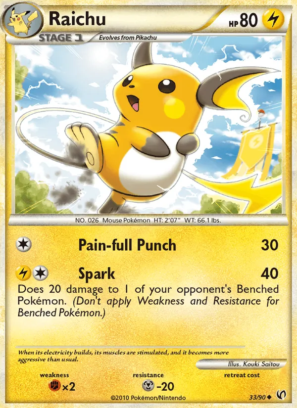 Raichu, Undaunted 033/090