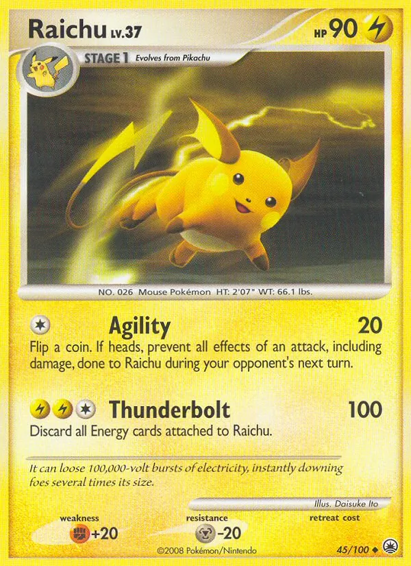 Raichu, Majestic Dawn 045/100
