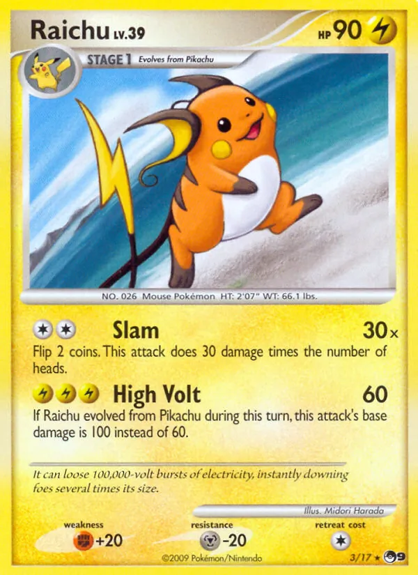 Raichu, POP Series 9 003/017
