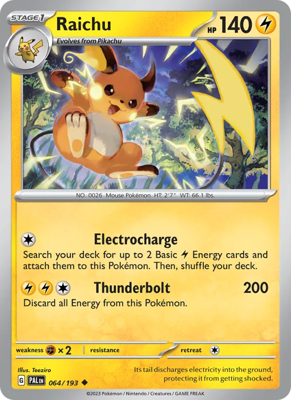 Raichu, Paldea Evolved 064/193