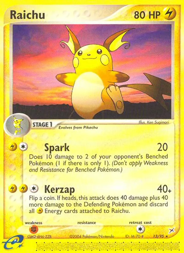 Raichu, Team Magma vs Team Aqua 013/095