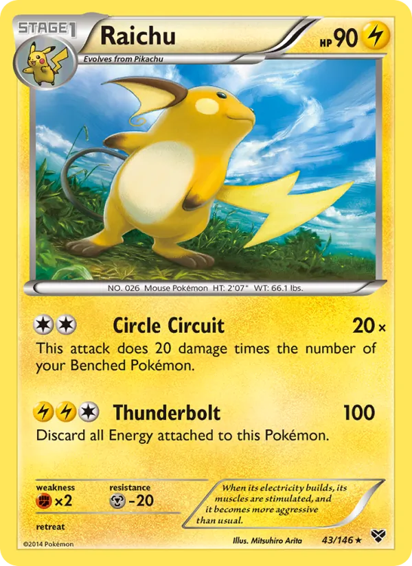 Raichu, XY 043/146