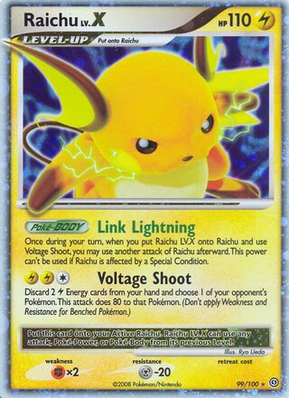 Raichu LV.X, Stormfront 099/100