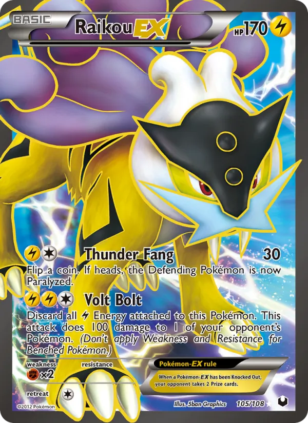 Raikou-EX, Dark Explorers 105/108