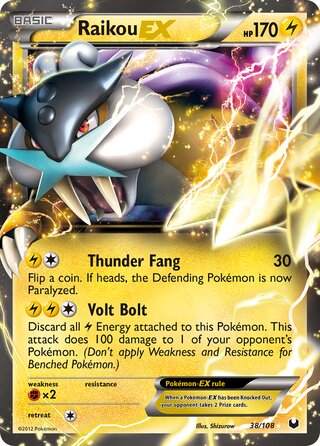 Raikou-EX, WC Deck 2012 (Eeltwo) 038/108