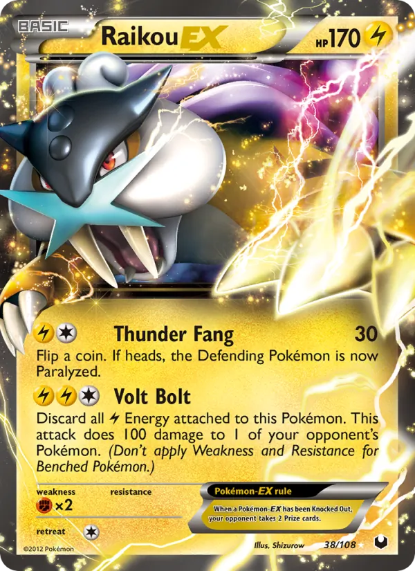 Raikou-EX, Dark Explorers 038/108