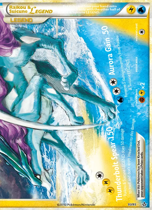 Raikou & Suicune LEGEND, Unleashed 093/095