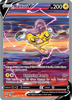 Raikou V, Crown Zenith Galarian Gallery GG41/70