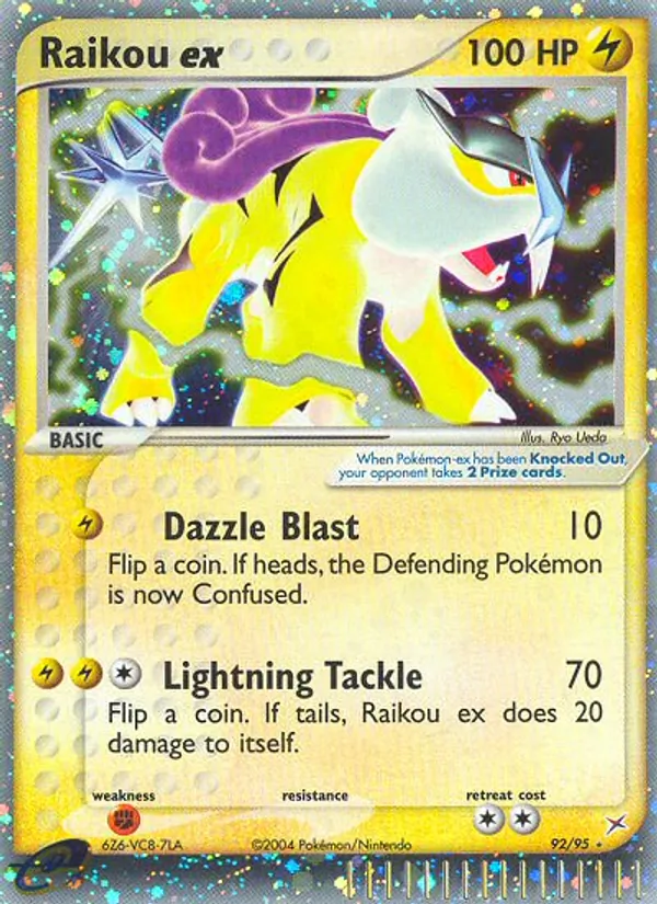 Raikou EX, Team Magma vs Team Aqua 092/095