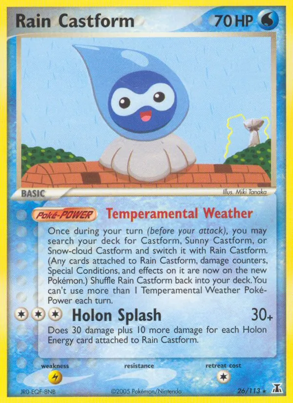 Rain Castform, Delta Species 026/113