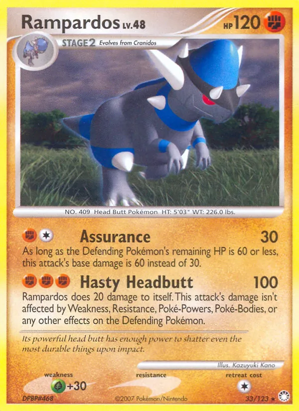 Rampardos, Mysterious Treasures 033/123
