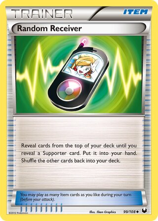 Random Receiver, WC Deck 2012 (Terraki-Mewtwo) 099/108