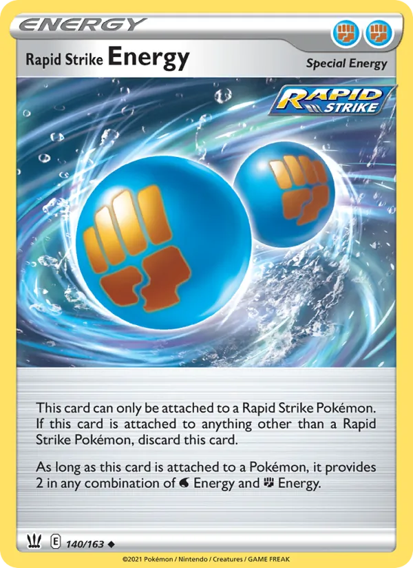Rapid Strike Energy, Battle Styles 140/163