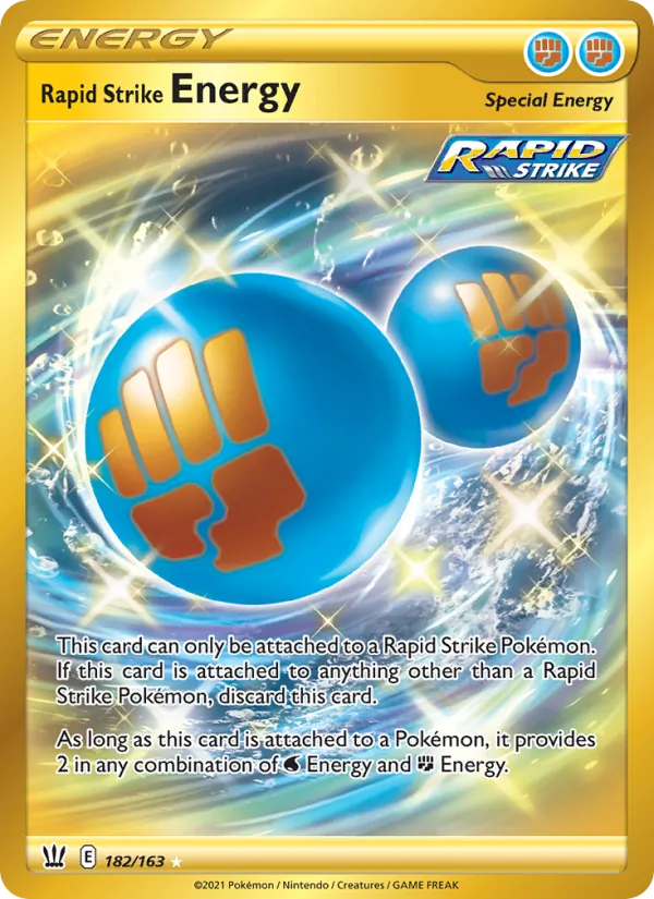 Rapid Strike Energy, Battle Styles 182/163
