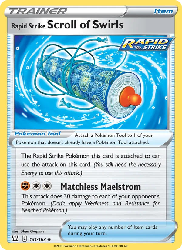 Rapid Strike Scroll of Swirls, Battle Styles 131/163