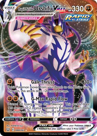 Rapid Strike Urshifu VMAX, WC Deck 2022 (Cheryl Again) 088/163