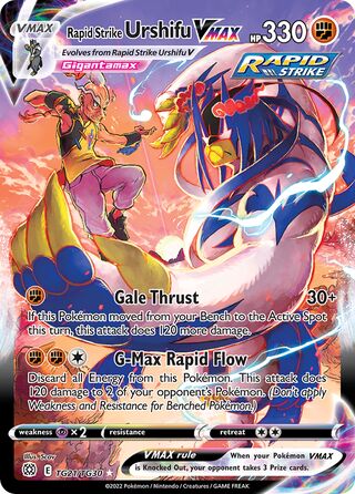 Rapid Strike Urshifu VMAX, Brilliant Stars Trainer Gallery TG21/30