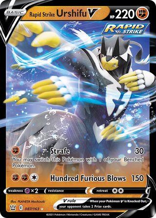 Rapid Strike Urshifu V, WC Deck 2022 (Cheryl Again) 087/163