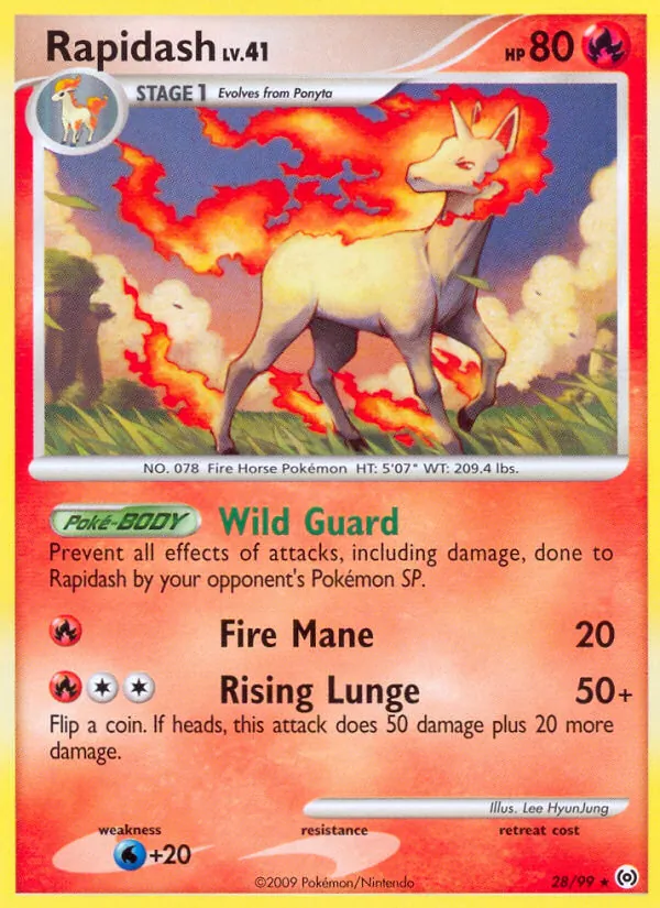 Rapidash, Arceus 028/099
