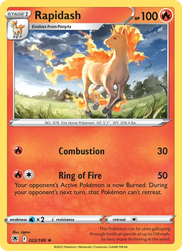 Rapidash, Astral Radiance 022/189