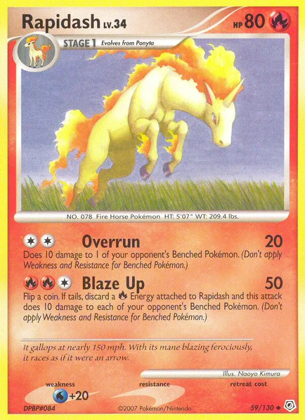 Rapidash, Diamond & Pearl 059/130