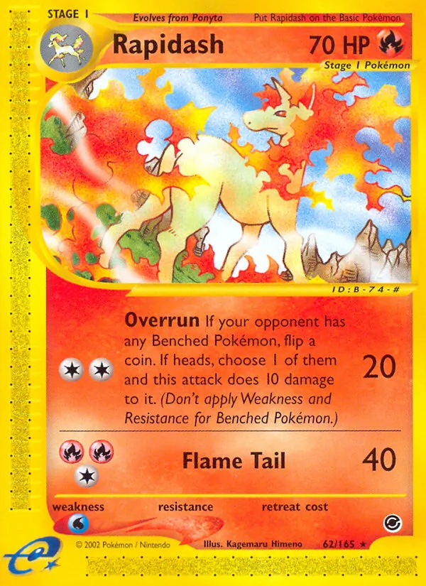 Rapidash, Expedition Base Set 062/165