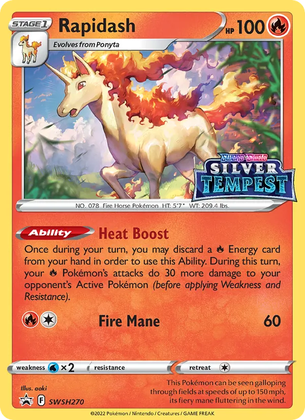 Rapidash, SWSH Black Star Promos SWSH270/307