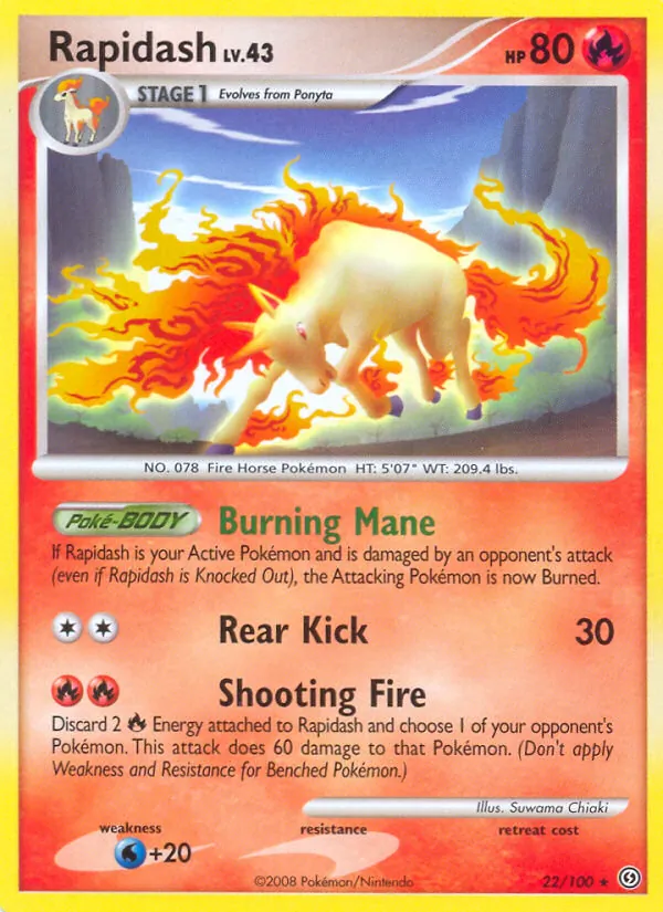 Rapidash, Stormfront 022/100