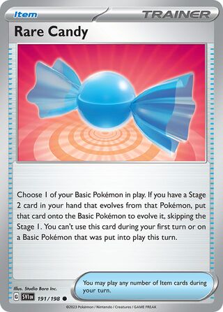 Rare Candy, Play! Pokémon Prize Pack Series Four 191/198