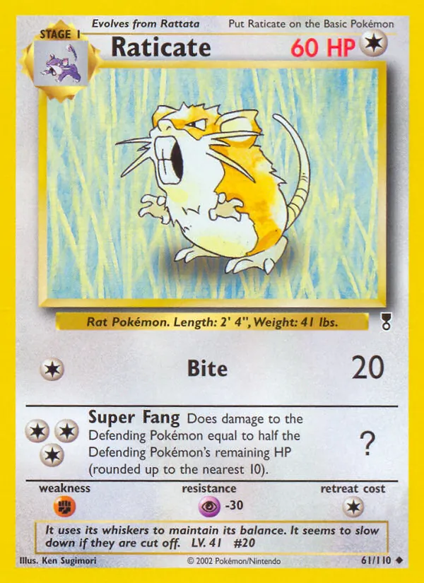 Raticate, Legendary Collection 061/110