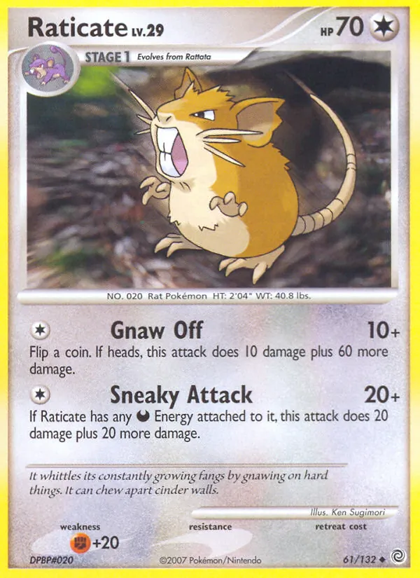 Raticate, Secret Wonders 061/132