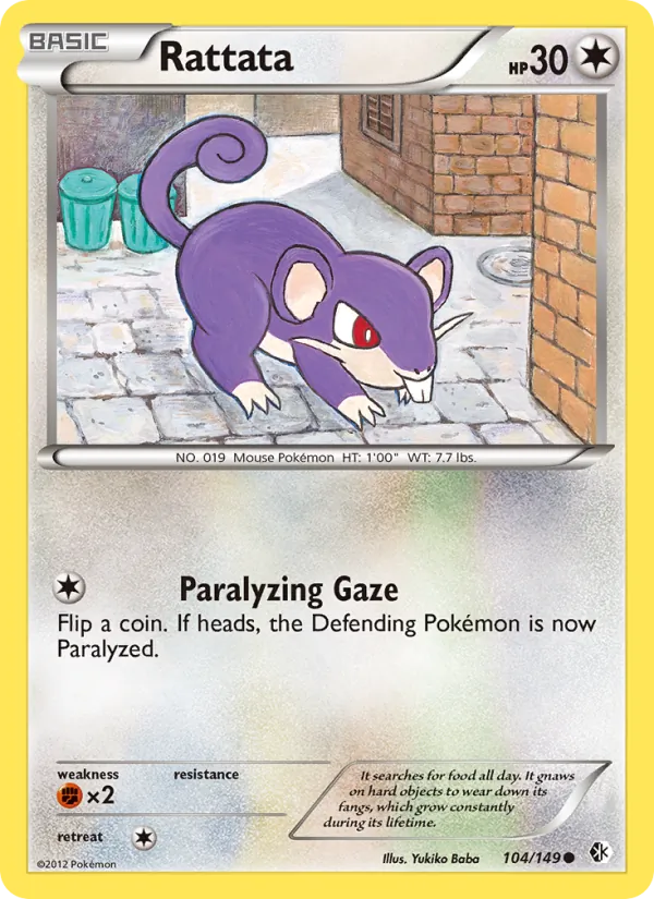 Rattata, Boundaries Crossed 104/149