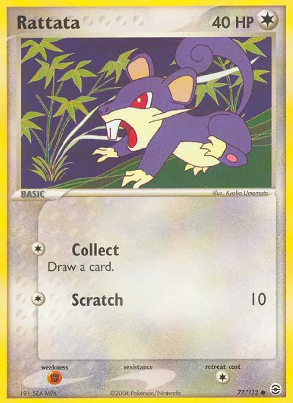 Rattata, FireRed & LeafGreen 077/112