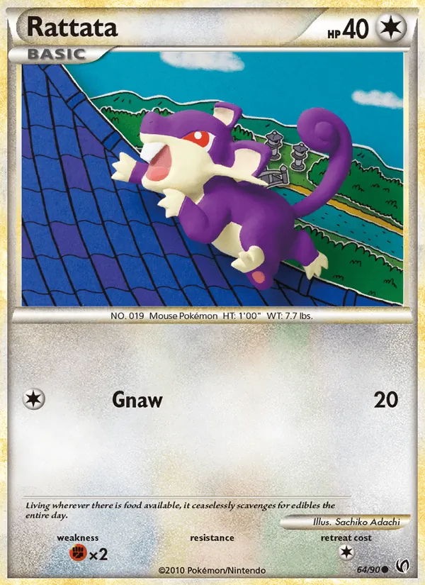 Rattata, Undaunted 064/090