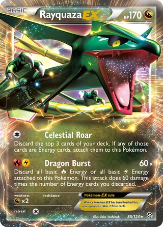 Rayquaza-EX, WC Deck 2013 (Anguille Sous Roche) 085/124