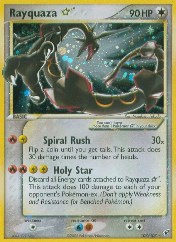 Rayquaza ☆, Deoxys 107/107
