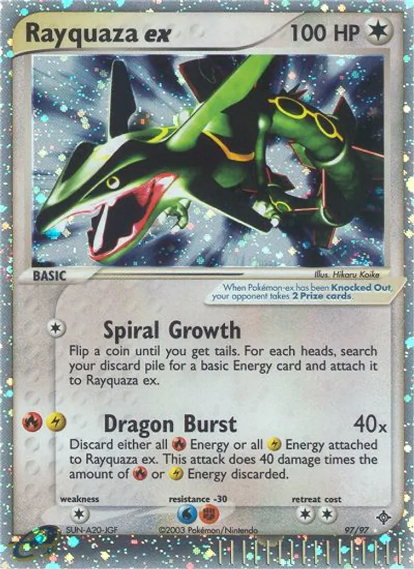Rayquaza EX, Dragon 097/097