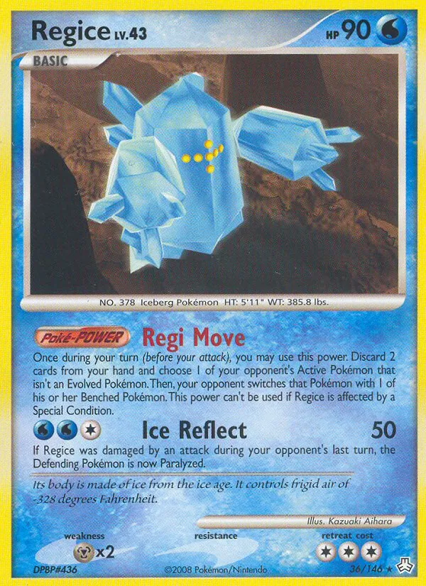 Regice, Legends Awakened 036/146