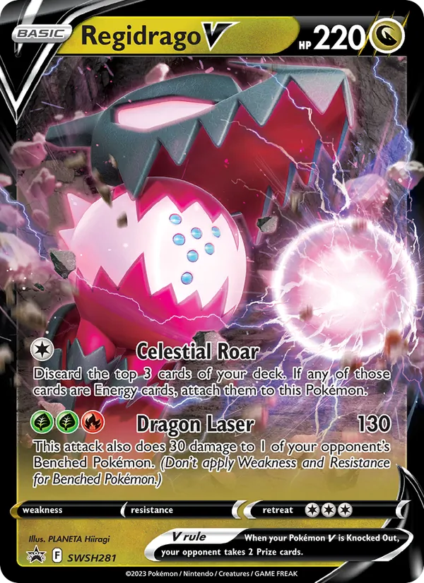 Regidrago V, SWSH Black Star Promos SWSH281/307