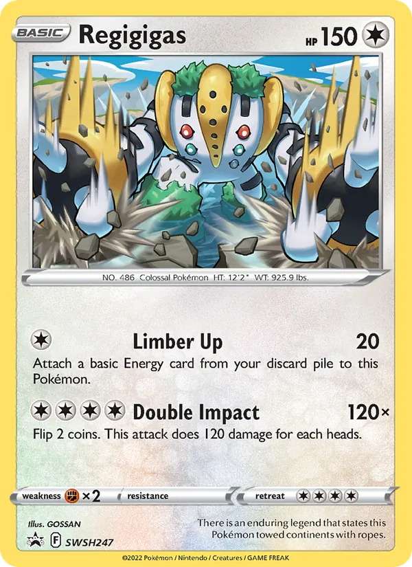 Regigigas, SWSH Black Star Promos SWSH247/307