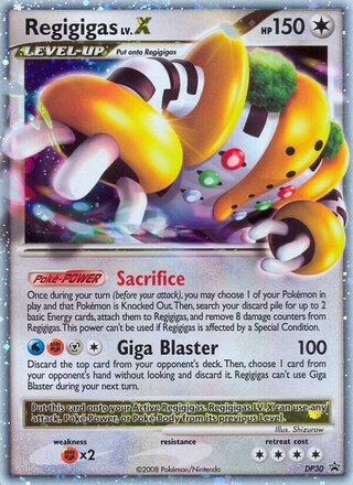 Regigigas LV.X, Diamond & Pearl Promos DP30