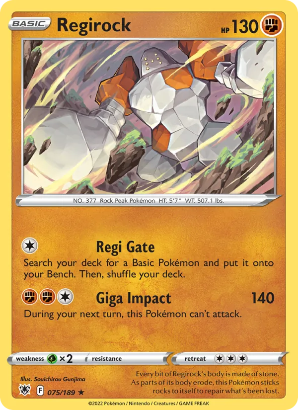 Regirock, Astral Radiance 075/189